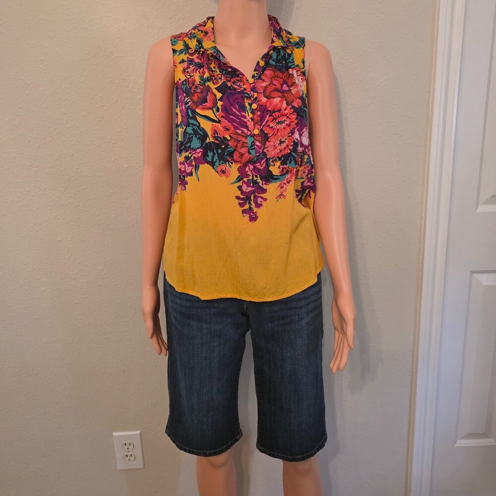 Meadow Rue Women's Sleeveless Blouse, Size S